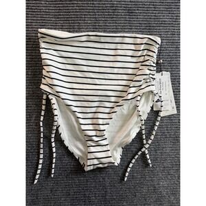 CALIA WOMENS BIKINI BOTTOM TUMMY CONTROL COSTAL STRIPE NWT‎ SIZE XS